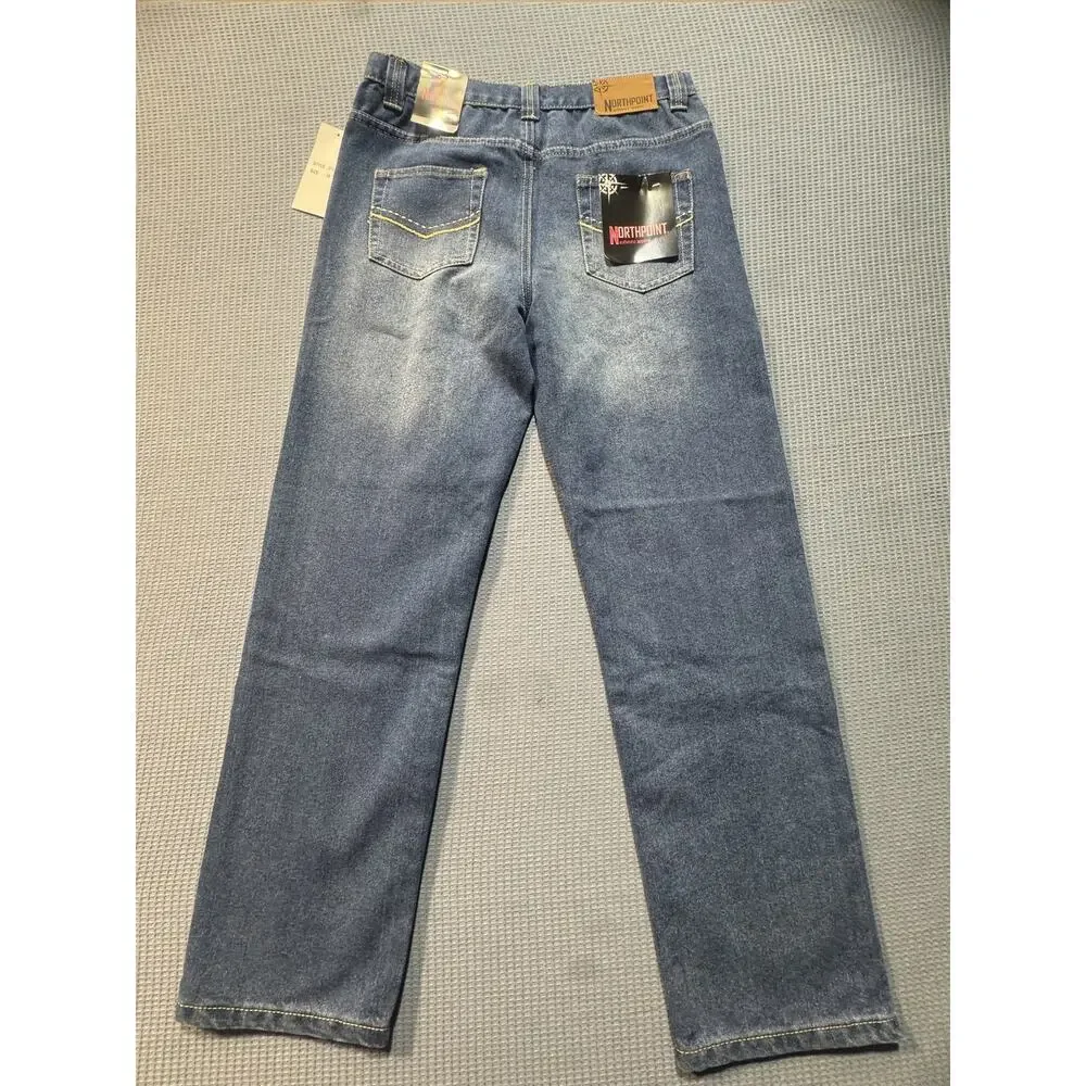 Northpoint Men's Jeans Sz 28x28 Blue Brand New‎